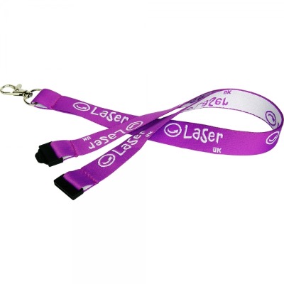 Image of Promotional Branded 15mm Executive Woven Lanyard