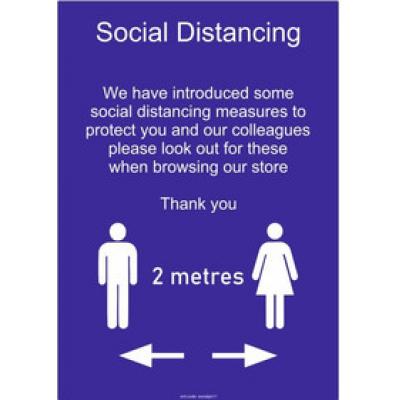 Image of Social Distancing Sign
