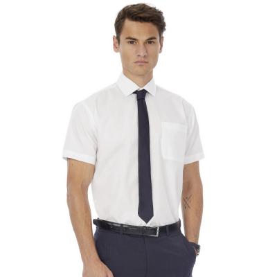 Image of B&C Men's Smart Short Sleeve Poplin Shirt