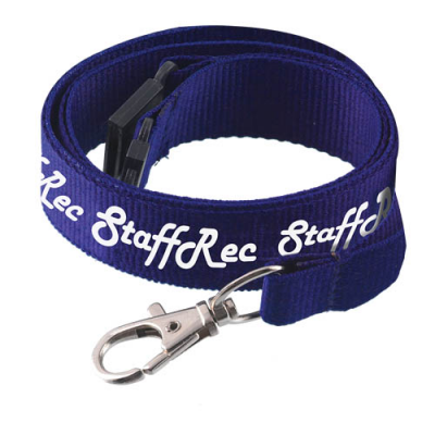 Image of Promotional Branded Flat Polyester Lanyard 10 x 900mm