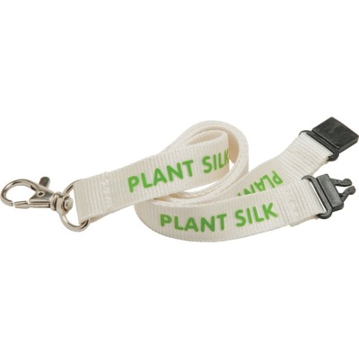 Image of Promotional Branded 15mm Plant Silk Lanyard