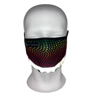 Image of Full Colour Face Mask with Reflective Strip