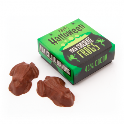 Image of Halloween – Eco Treat Box – Milk Chocolate Frogs