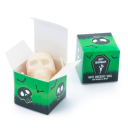 Image of Halloween – Eco Mini Cube Box – White Chocolate Skull