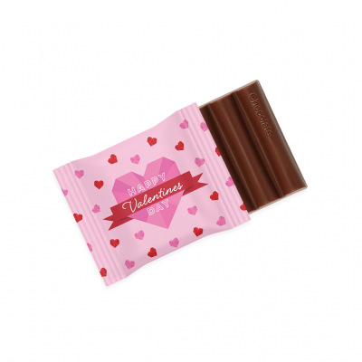 Image of Valentines - 3 Baton Bar - Milk Chocolate - 41% Cocoa