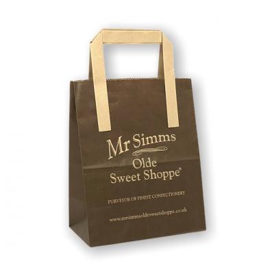 Image of Branded Promotional SOS Flat Tape Carrier Bag