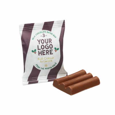 Image of Winter Collection - 3 Baton Bar - Milk Chocolate