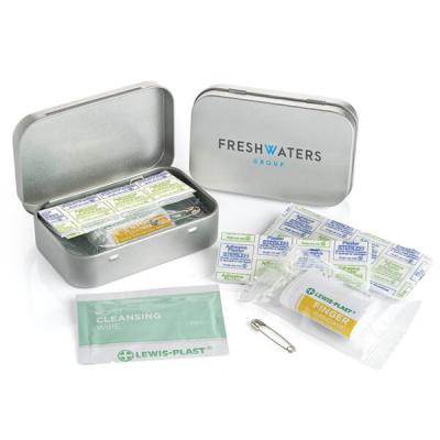 Image of First Aid Kit in a Pastille Tin